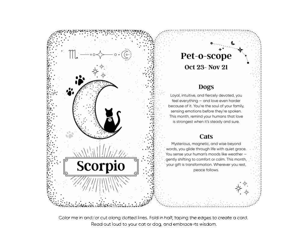 Palms & Paws PLUS pet-o-scope for Scorpio